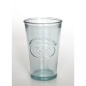 Preview: MILK Milchbecher / Glasbecher / Saftglas, Kuh-Motiv, Recyclingglas, recyceltes Glas, hergestellt in Spanien