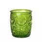 Preview: Wasserglas / Saftglas, Ornamente, limettengrün, Recyclingglas, Mediterranea Lifestyle