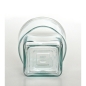 Preview: SQUARE Wasserglas / Saftglas / Glasbecher / Milchglas, 300 cc, Recyclingglas, hergestellt in Spanien, recyceltes Glas