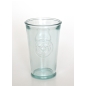 Preview: HONEY Wasserglas / Trinkglas, Bienen-Motiv, Recyclingglas, hergestellt in Spanien, recyceltes Glas
