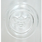 Preview: HONEY Wasserglas / Trinkglas, Bienen-Motiv (Relief), Recyclingglas, hergestellt in Spanien, recyceltes Glas