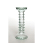 Preview: RONDO COLUMNA Kerzenständer / Kerzenleuchter, Recyclingglas, La Mediterranea, Vidreco, recyceltes Glas