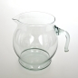 Preview: TEMPO Glaskrug mit Henkel, 1,5 Liter, Recyclingglas, hergestellt in Europa, recyceltes Glas