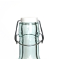 Preview: Milchflasche / Flasche / Saftflasche, Kuh-Motiv, 1 Liter, Recyclingglas, recyceltes Glas, Bügelverschluss