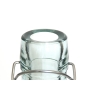 Preview: Milchflasche / Flasche mit Bügelverschluss/ Saftflasche, Kuh-Motiv, 1 Liter, Recyclingglas, recyceltes Glas
