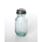 Preview: STREPE Salz- / Pfefferstreuer / Gewürzstreuer, Recyclingglas, Mediterranea Lifestyle, recyceltes Glas