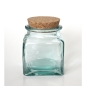 Preview: PUCHADES Vorratsglas 0,5 Liter, Recyclingglas, Korkverschluss, Mediterranea Lifestyle, recyceltes Glas