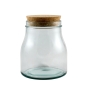 Preview: BAMBOO Vorratsglas mit Korkdeckel, 1,2 Liter, Recyclingglas, Mediterranea Lifestyle