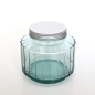 Preview: STREPE Vorratsglas / Schraubglas, 1 Liter, Recyclingglas, Mediterranea Lifestyle, recyceltes Glas
