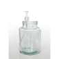 Preview: ECO Dosierspender / Seifenspender / Pumpspender, 2 Liter, Recyclingglas, recyceltes Glas