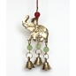Preview: Glockenspiel / Glockenstrang Elefant, Messing, Glückselefant, Wohnaccessoire