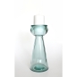 Preview: LUZ Kerzenhalter / Kerzenleuchter, Recyclingglas, Mediterranea Lifestyle, recyceltes Glas