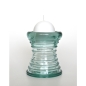 Preview: CALIPSO Kerzenhalter / Kerzenleuchter, Recyclingglas, Mediterranea Lifestyle, recyceltes Glas