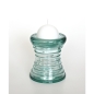 Preview: CALIPSO Kerzenhalter, Recyclingglas, Mediterranea Lifestyle, recyceltes Glas