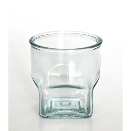 SQUARE Wasserglas / Saftglas / Allzweckglas, 300 cc, Recyclingglas, hergestellt in Spanien, recyceltes Glas