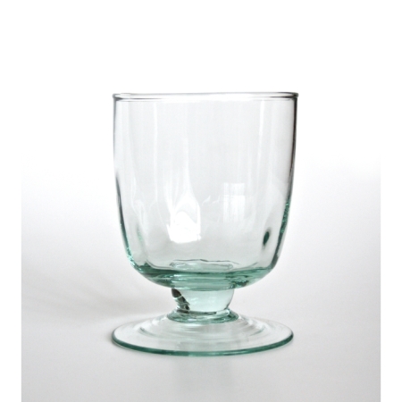 OPTIC Kelchglas / Saftglas, 250 cc, Recyclingglas, Handgearbeitet, recyceltes Glas