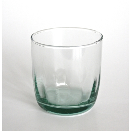 OPTIC Wasserbecher / Saftbecher / Glasbecher, 290 cc, Recyclingglas, recyceltes Glas, handgearbeitet