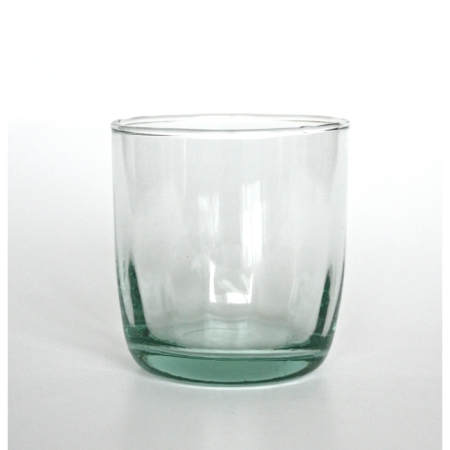 OPTIC Wasserglas / Saftglas / Milchglas, 290 cc, Recyclingglas, recyceltes Glas, handgearbeitetes Trinkglas