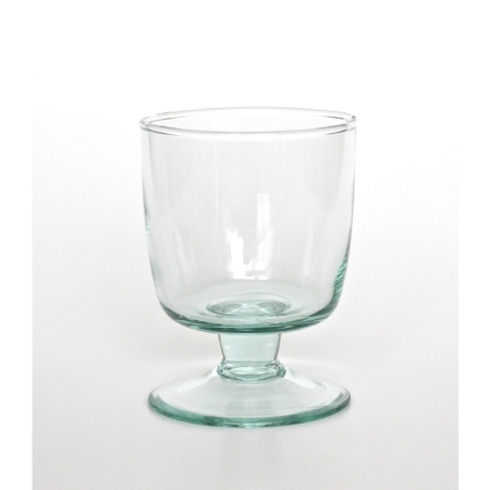 NIFTY Kelchglas / Weinglas, 250 cc, Recyclingglas, Handgearbeitet, recyceltes Glas