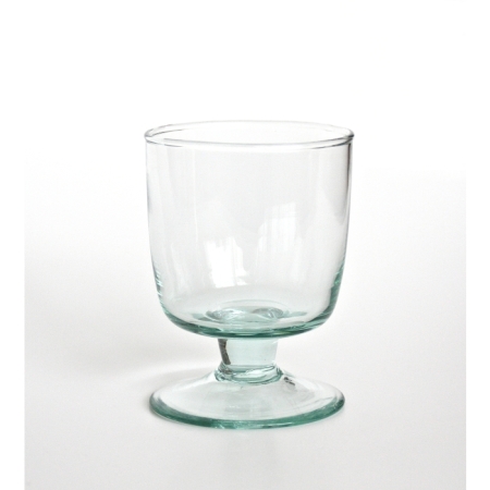 NIFTY Kelchglas / Saftglas, 250 cc, Recyclingglas, Handgearbeitet, recyceltes Glas