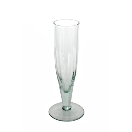OPTIC Sektglas / Champagnerglas, Recyclingglas, Handgearbeitet, recyceltes Glas, hergestellt in Europa