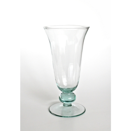 JAUNTY Kelchglas, Recyclingglas, handgearbeitet, recyceltes Glas