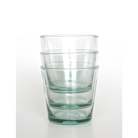 EVER Weinglas / Allzweckglas, Recyclingglas, 220 cc, hergestellt in Europa, recyceltes Glas, Trinkgläser, Wasserglas