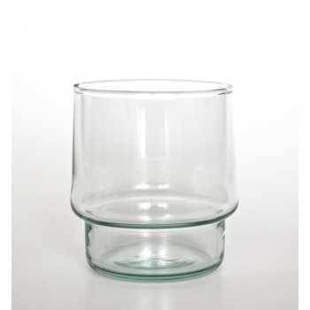 LYS Saftglas / Wasserglas / Glasbecher, Recyclingglas, hergestellt in Europa, recyceltes Glas