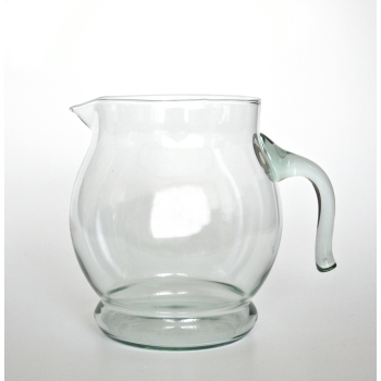 TEMPO Glaskrug, 1,5 Liter, Recyclingglas, hergestellt in Europa, recyceltes Glas