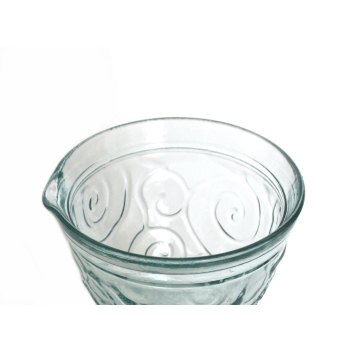 TRIANA Krug / Karaffe / Vase, Ornamente, Recyclingglas, hergestellt in Spanien, reyceltes Glas