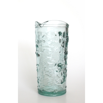FRESH Glaskrug / Glaskanne, Frucht-Motiv, 1,5 Liter, Recyclingglas, Karaffe, recyceltes Glas