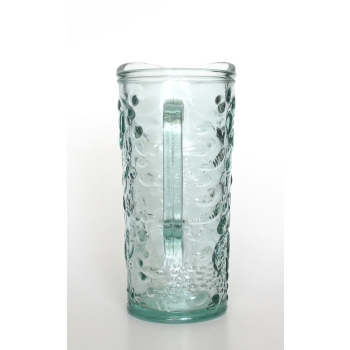 FRESH Krug / Henkelkrug, Frucht-Motiv, 1,5 Liter, Recyclingglas, Relief, recyceltes Glas