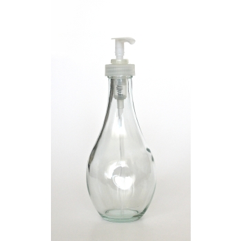 LE SAC Seifenspender / Pumpspender, Recyclingglas, La Mediterranea, Vidreco, recyceltes Glas
