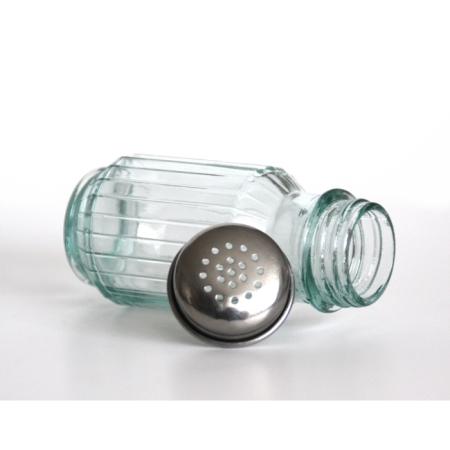 STREPE Salz- und Pfefferstreuer, Recyclingglas, Mediterranea Lifestyle, recyceltes Glas