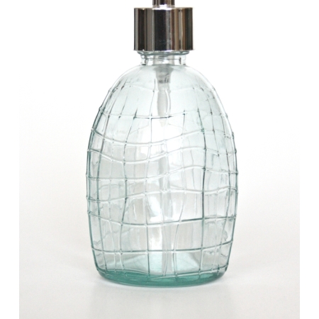 MALLA Seifenspender / Dosierspender, Recyclingglas, Mediterranea Lifestyle, recyceltes Glas