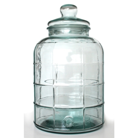 GRAPHIC Vorratsglas / Aufbewahrungsglas / Pastaglas, 12,5 L, Recyclingglas, Mediterranea Lifestyle, Mediterranea, recyceltes Glas