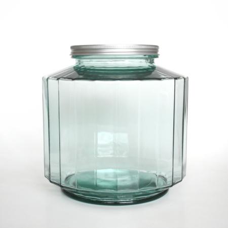 STREPE Vorratsglas / Aufbewahrungsglas, 6 L, Recyclingglas, Mediterranea Lifestyle, recyceltes Glas