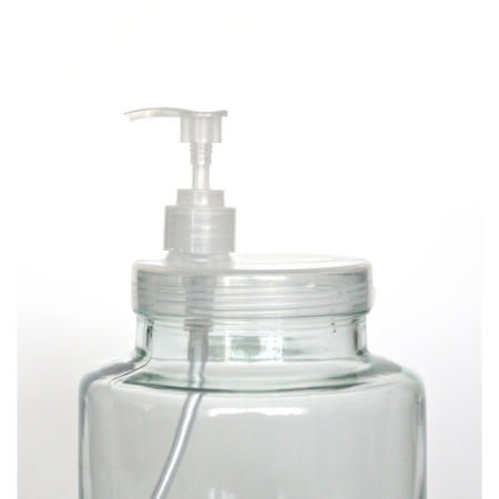 ECO Dosierspender / Seifenspender / Dispenser, 2 Liter, Recyclingglas, recyceltes Glas