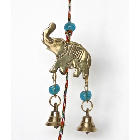 Klangspiel / Windspiel Elefant, Messing, Glückselefant