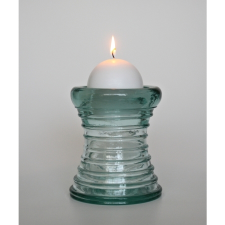 CALIPSO Kerzenleuchter, Recyclingglas, Mediterranea Lifestyle, recyceltes Glas