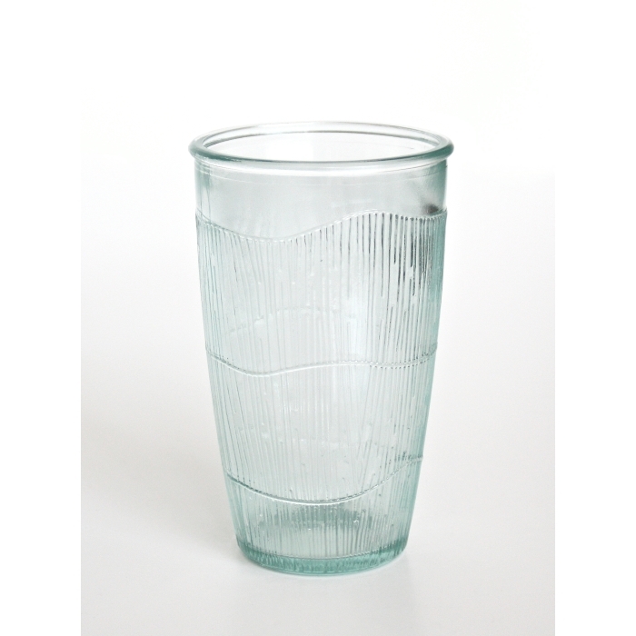 ZENDA Wasserglas / Saftbecher, Recyclingglas, Mediterranea Lifestyle, recyceltes Glas