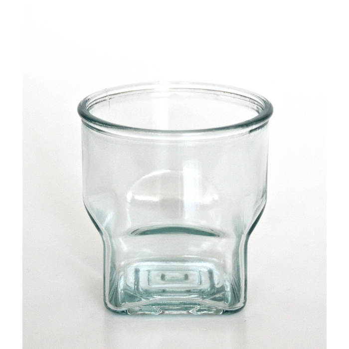 SQUARE Wasserglas / Saftglas / Allzweckglas, 300 cc, Recyclingglas, hergestellt in Spanien, recyceltes Glas