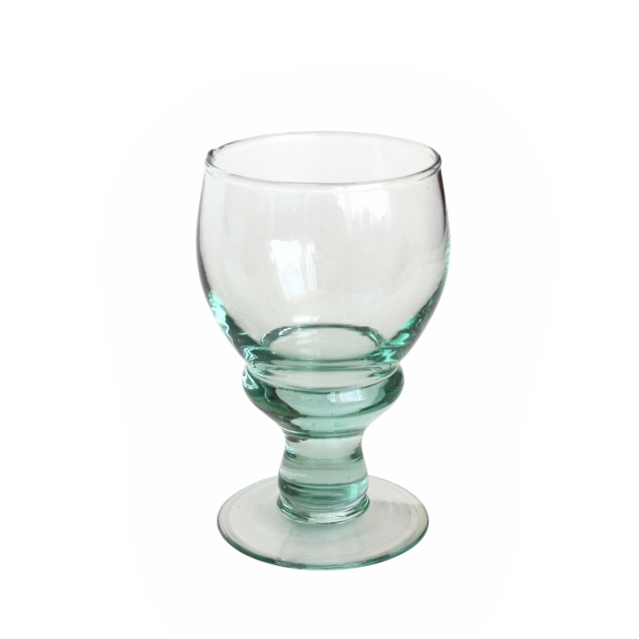 CALYX Kelchglas / Weinkelch, 270 cc, Recyclingglas, Handgearbeitet, recyceltes Glas, Trinkgläser Recyclingglas
