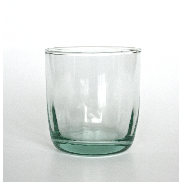 OPTIC Wasserglas / Saftglas / Milchglas, 290 cc, Recyclingglas, recyceltes Glas, handgearbeitetes Trinkglas