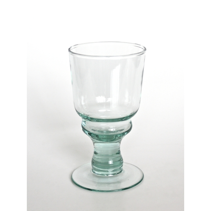 SIMONA Kelchglas / Wasserglas, 270 cc, Recyclingglas, handgearbeitet, recyceltes Glas