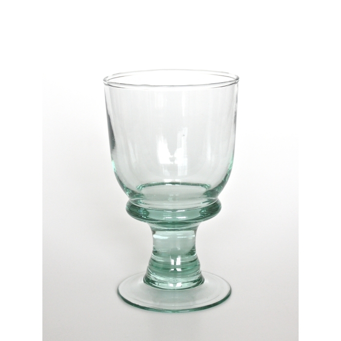 SIMONA Kelchglas / Wasserglas, 400 cc, Recyclingglas, handgearbeitet, recyceltes Glas, Made in Europe