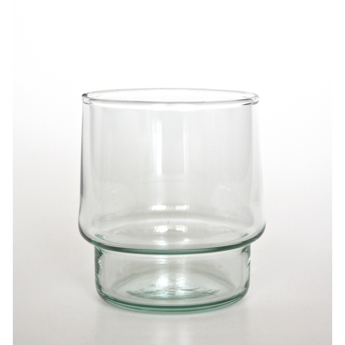 LYS Saftglas / Wasserglas / Glasbecher, Recyclingglas, hergestellt in Europa, recyceltes Glas