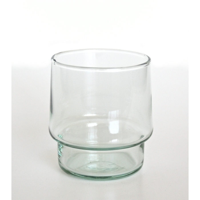 LYS Weinglas / Wasserglas / Glasbecher, Recyclingglas, hergestellt in Europa, recyceltes Glas, Milchglas
