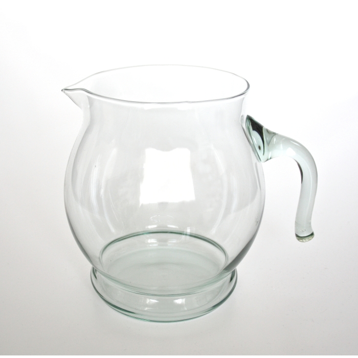 TEMPO Krug, 1,5 Liter, Recyclingglas, hergestellt in Europa, recyceltes Glas