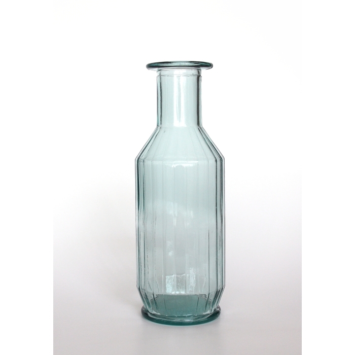 STREPE Glaskaraffe / Krug, 1.150 cc, Recyclingglas, Mediterranea Lifestyle,  recyceltes Glas
